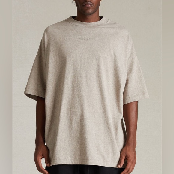 Fear of God Essentials Heather Tee 🤎 SIZE M BUT FITS L/XL - Picture 1 of 8